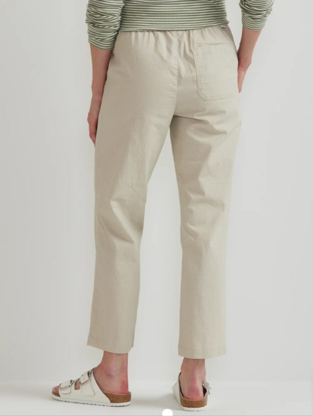 Eddie Bauer Women's Ripstop Ankle Pants — Light Beige